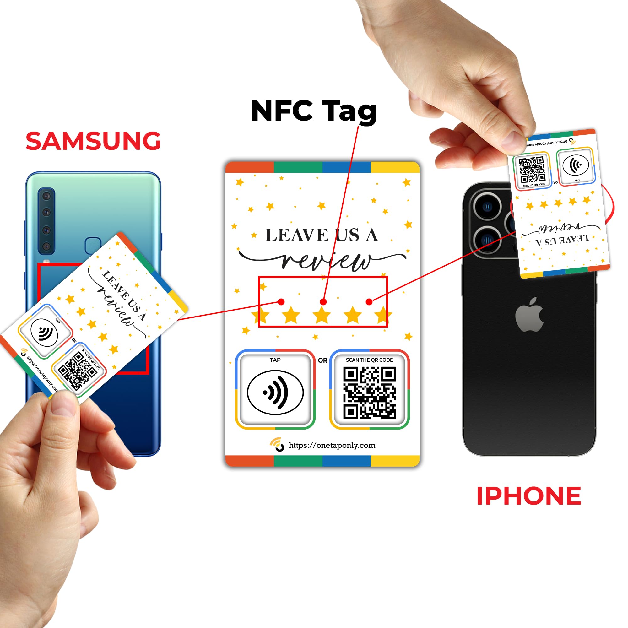 Amazon.co.jp：Google レビューカード NFC ワンタップのみ 3枚パック